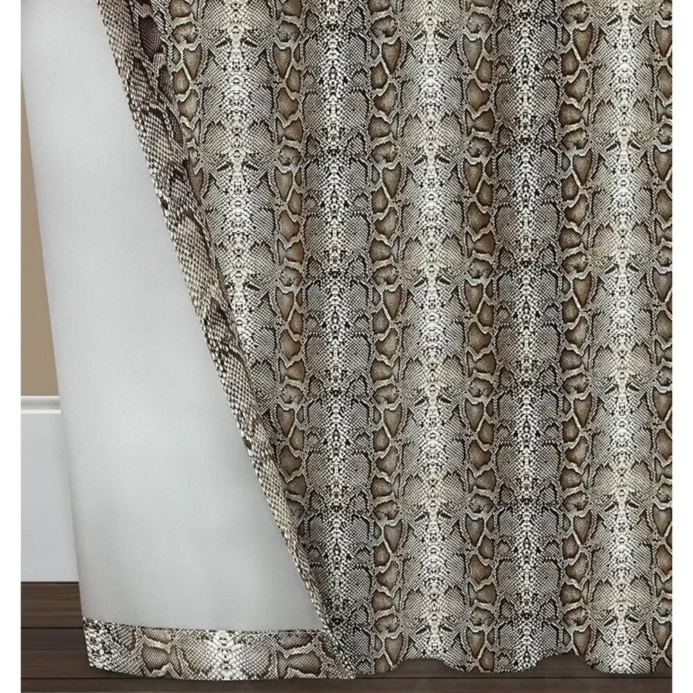 Achim Home Modern Window Curtains: 1725 Brown: 52'' x 84'' Rectangle